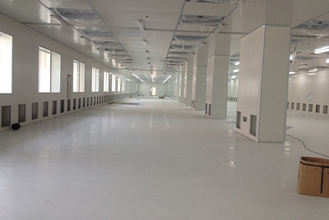 上海松江區(qū)電子廠車(chē)間裝修案例